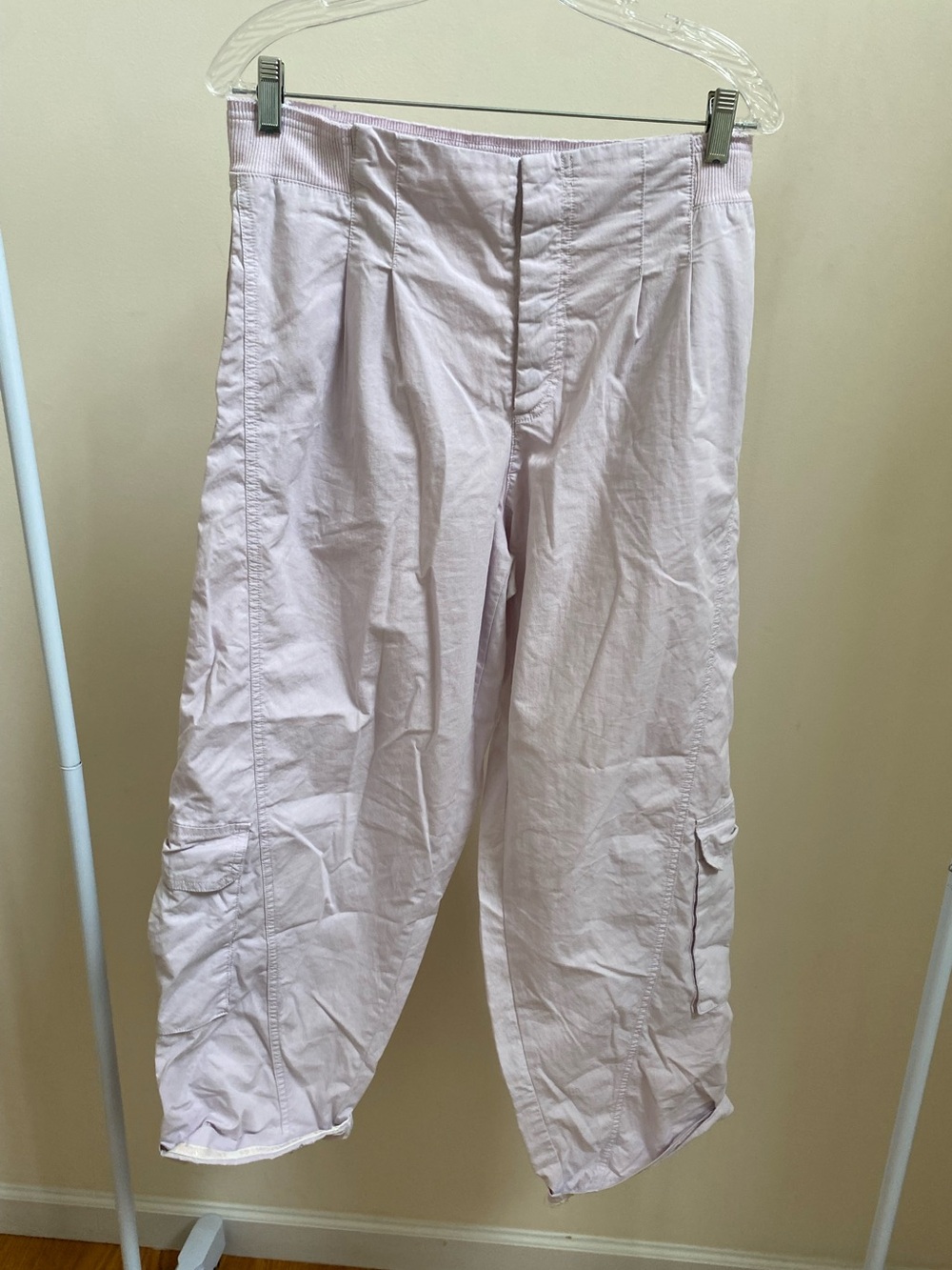 Free People Movement FP Movement Mesmerize Me cargo pants lilac Sz L - Picture 2 of 11